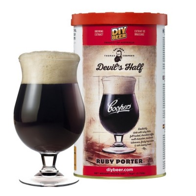 Kit pour bière Thomas Coopers - Devil's Half Ruby Porter - 1,7kg
